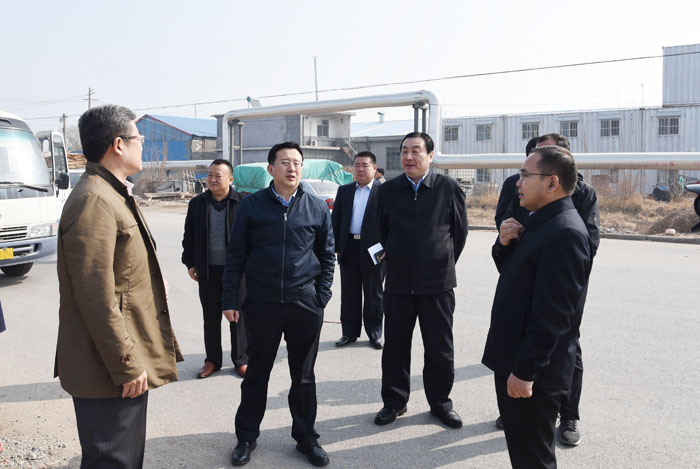 副市长常红军到路桥公司工地视察(图1)