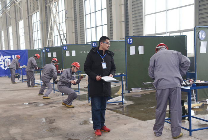 集团举办2017年度“金蓝领”技师技能考核鉴定活动(图2)
