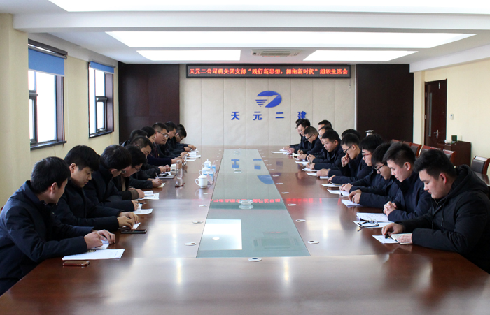 集团二公司机关团支部举行组织生活会(图3)