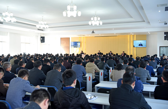 集团召开2019年四项集中清理工作视频会议(图5)