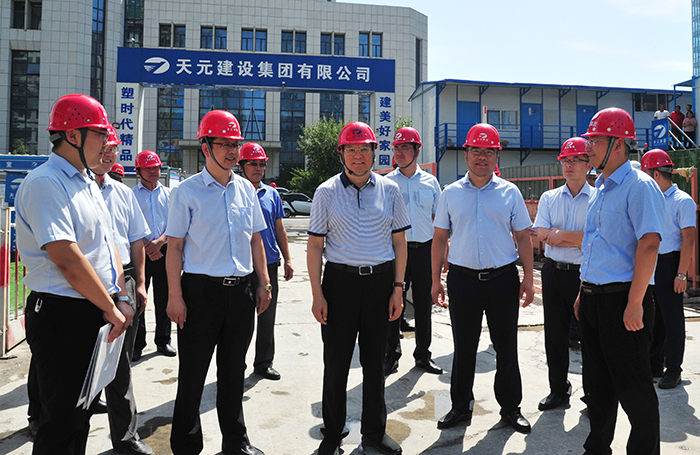 张桂玉董事长到济南部分施工现场视察(图5)