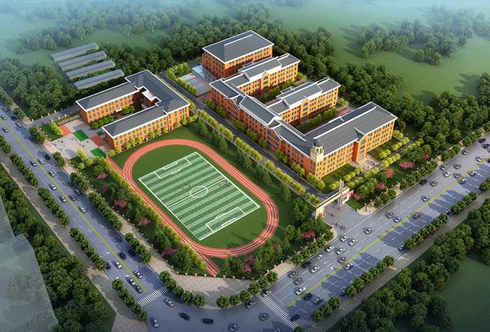 临沂市首个装配式钢结构建筑学校正式建成使用(图1)