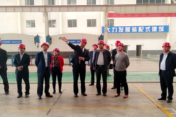中国建筑股份有限公司正局级巡视员蒋立红到集团考察交流(图4)