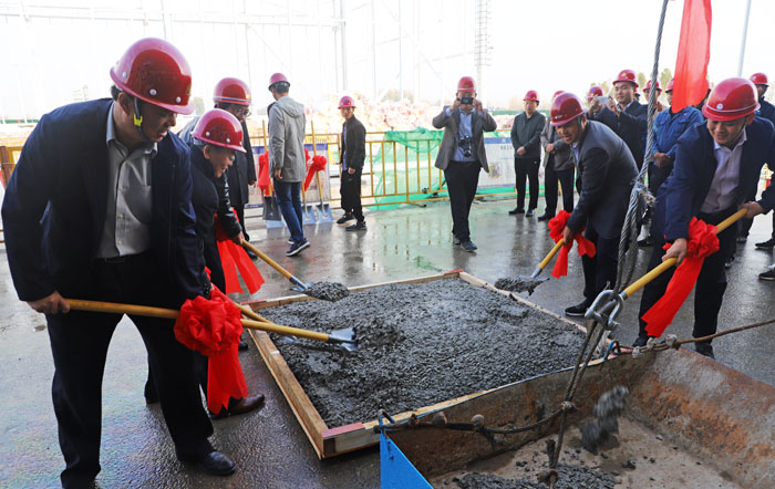 天元绿色建筑科技西部产业园一期首个工程举行封顶仪式(图2)