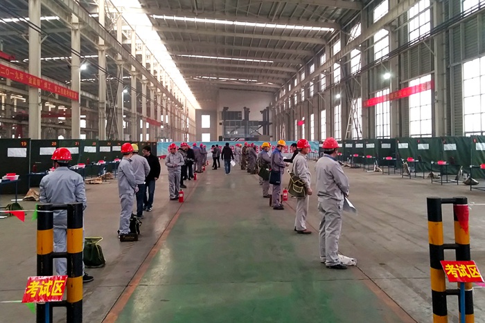集团举办2019年“金蓝领”技师技能考核鉴定活动(图4)