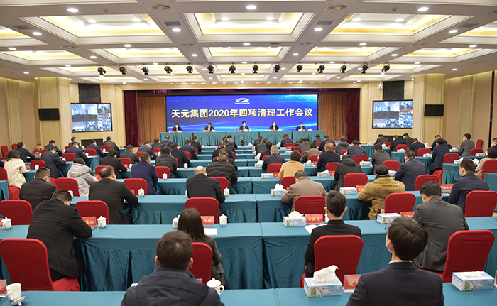 集团召开2020年四项清理工作视频会议(图1)