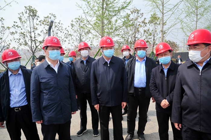 市委副书记、市长孟庆斌到集团施工的中心城区城建项目调研(图1)