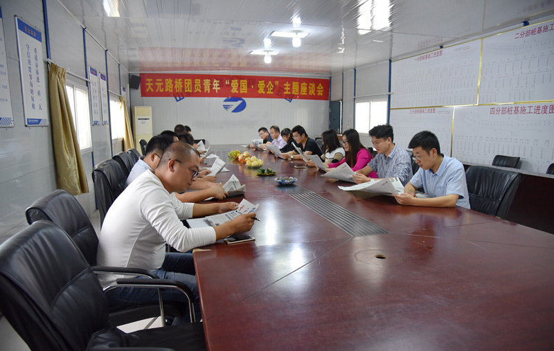 集团路桥公司组织召开青年员工“爱国·爱企”座谈会(图2)