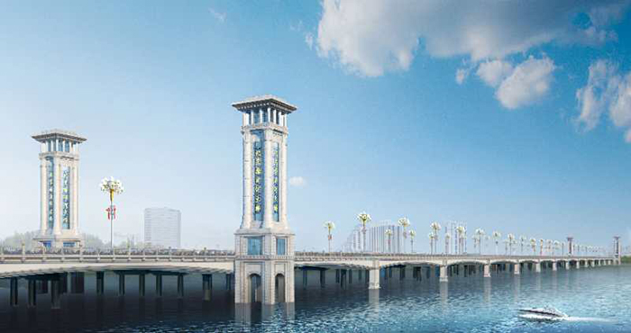 北京路沂河桥及两岸立交改造工程举行开工仪式(图3)