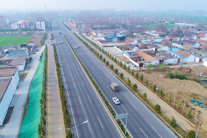 集团路桥公司承建的沂册路工程竣工通车(图1)