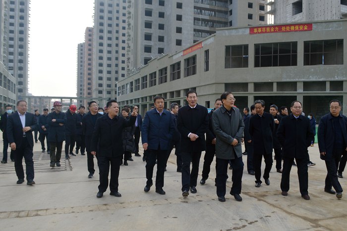 市国资委党委书记、主任王富余带队到集团九公司承建项目观摩指导(图3)