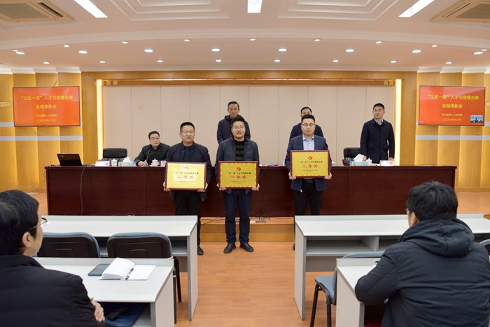 集团召开“三比一促”人才引进擂台赛总结表彰会议(图2) 集团召开“三比一促”人才引进擂台赛总结表彰会议(图2)