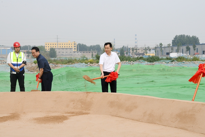 山东天元精工绿色集成建筑基地项目举行奠基仪式(图2)