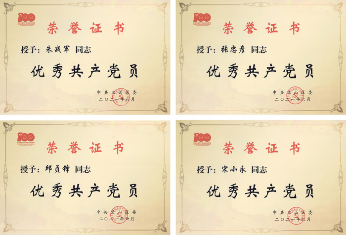 集团多名党员被上级党组织授予“优秀共产党员”荣誉称号(图2)