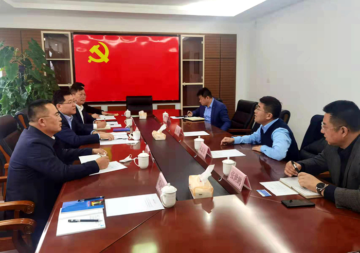 集团总裁赵纪峰拜访烟台市住建局主要领导(图1)