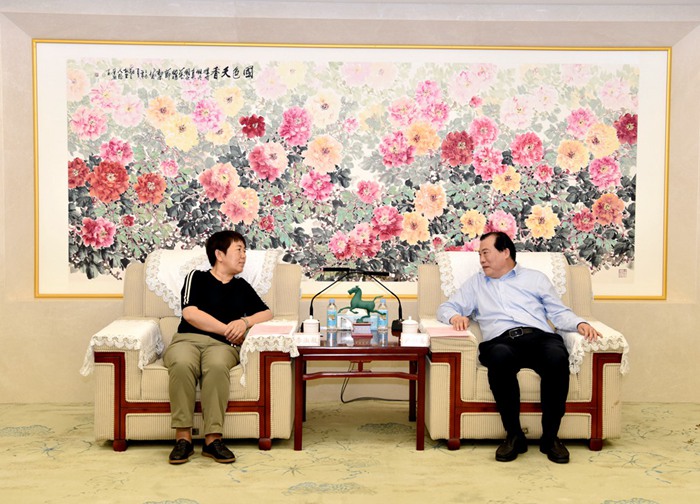 甘肃省武威市凉州区副区长李淑敏到集团考察交流(图1)