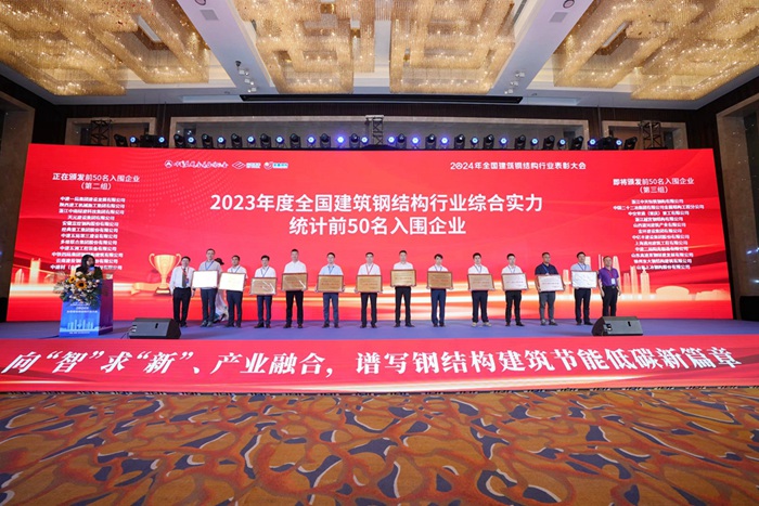 集团在2024年全国建筑钢结构行业大会上荣获多项荣誉(图2)